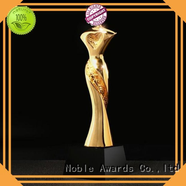 Noble Awards wholesale medals Resin trophies with Gift Box For Sport games