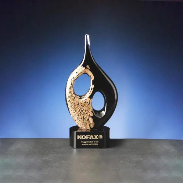 Noble Custom Stellar Art Glass Award