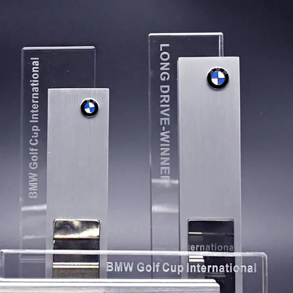 Noble Custom Design Aluminum Golf Trophy Award for BMW Club