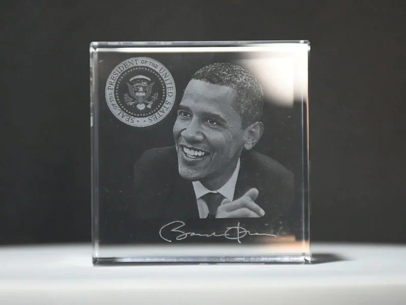 3D Laser Engraving Crystal Cube