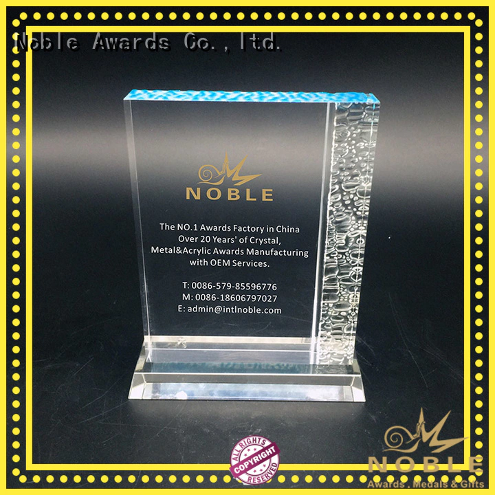 custom trophy awards crystal For Sport games Noble Awards
