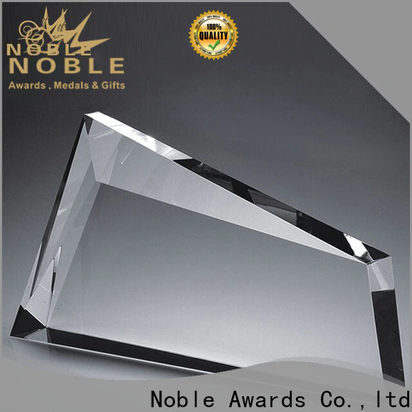 high-quality Crystal Trophy Award premium glass free sample For Sport games