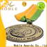 Noble Awards Zinc Alloy star shaped medals OEM For Sport games