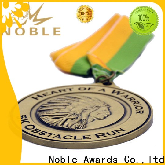 Noble Awards Zinc Alloy star shaped medals OEM For Sport games