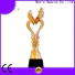 Noble Awards handcraft Liu Li trophies free sample For Gift