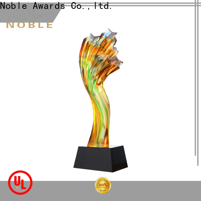Noble Awards solid mesh Liu Li trophies free sample For Sport games