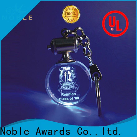 Noble Awards matal personalized glass gifts with Gift Box For Gift