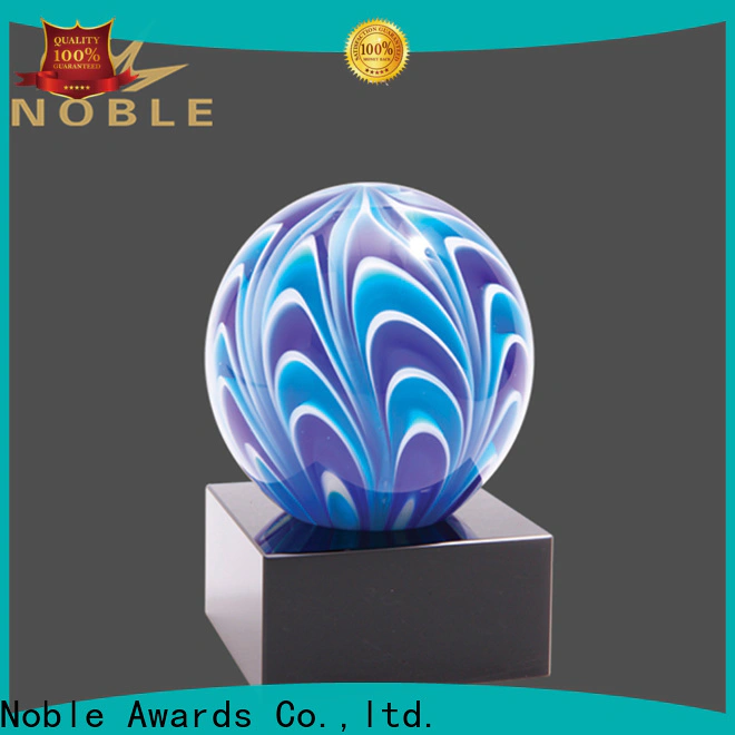 Noble Awards Breathable Art glass trophies get quote For Gift