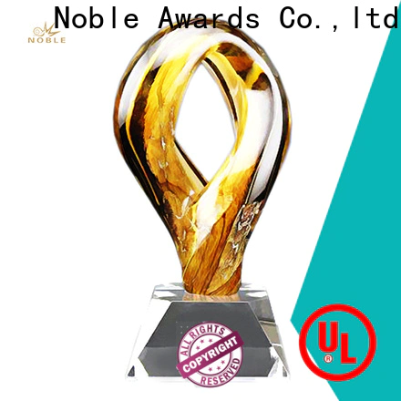 Noble Awards crystal Art Craft glass trophies bulk production For Sport games