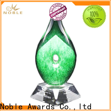 Noble Awards solid mesh Art Craft glass trophies customization For Awards