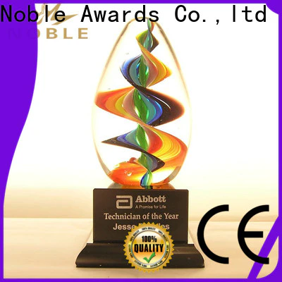 Noble Awards glass bulk production For Gift