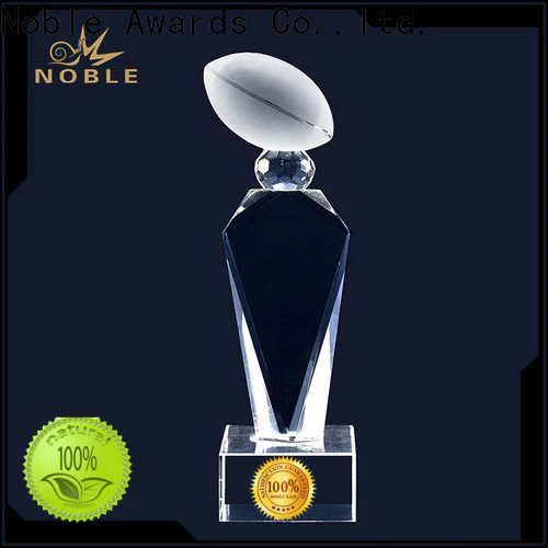 Noble Awards latest personalized glass gifts with Gift Box For Sport games