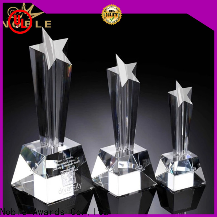 Noble Awards funky Blank Crystal Trophy bulk production For Sport games