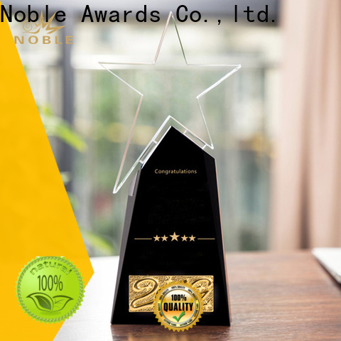Noble Awards premium glass Crystal trophies get quote For Sport games