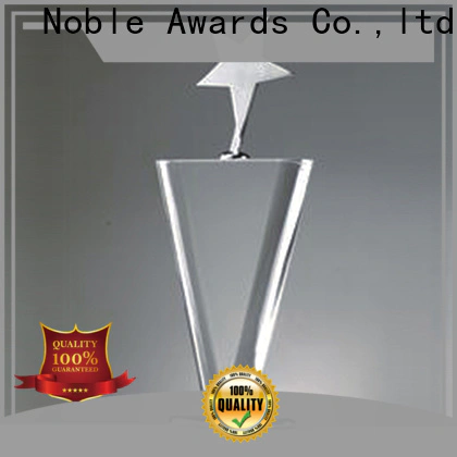 Noble Awards metal glass trophy buy now For Gift