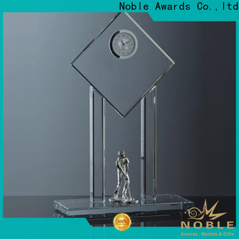 Noble Awards premium glass Blank Crystal Trophy customization For Awards