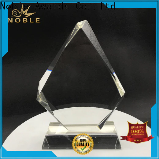 solid mesh Crystal Trophy Award jade crystal for wholesale For Sport games