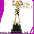 Noble Awards portable glass trophy bulk production For Sport games