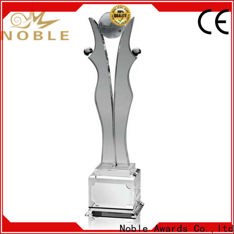 Noble Awards portable Crystal Trophy Award supplier For Sport games