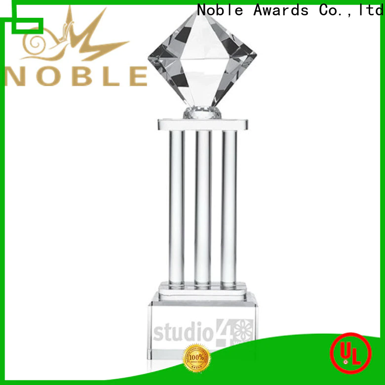 durable Blank Crystal Trophy jade crystal free sample For Awards