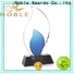 Noble Awards Breathable Crystal Trophy Award bulk production For Gift