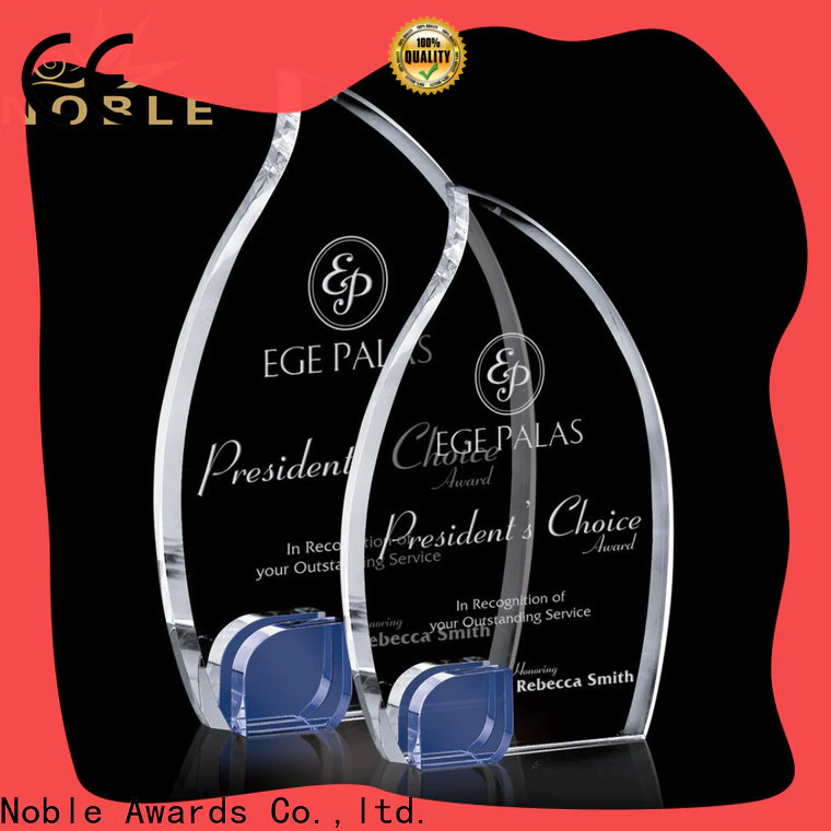 Noble Awards solid mesh Blank Crystal Trophy get quote For Gift