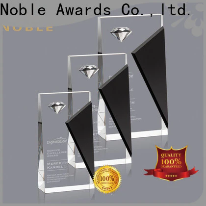 Noble Awards jade crystal Blank Crystal Trophy free sample For Sport games