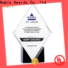 Noble Awards premium glass Crystal Trophy Award OEM For Gift