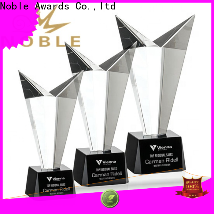 Noble Awards at discount Blank Crystal Trophy free sample For Awards