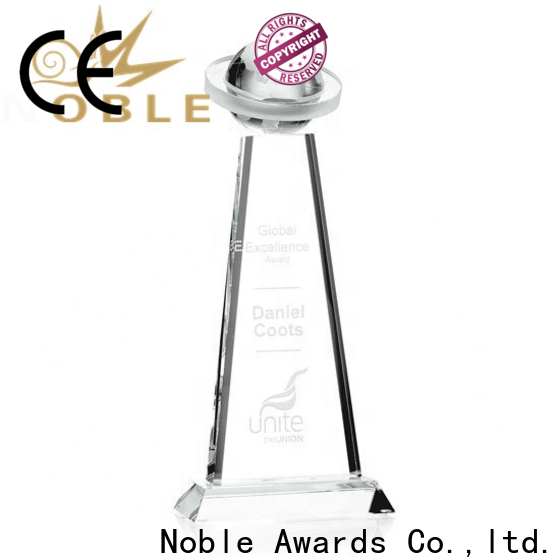 Noble Awards durable Crystal Trophy Award supplier For Gift
