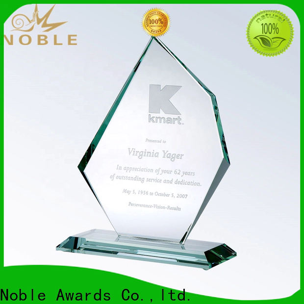 Noble Awards premium glass Crystal Trophy Award buy now For Sport games