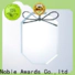 Noble Awards transparent personalized glass gifts with Gift Box For Gift