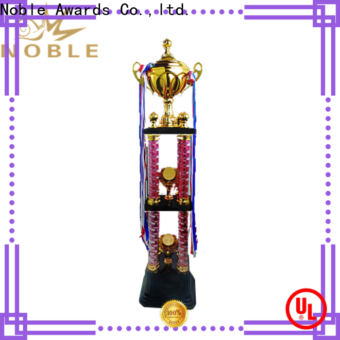 Noble Awards K9 Crystal Metal trophies with Gift Box For Awards