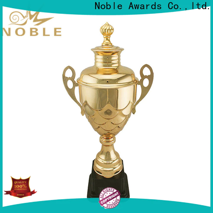 Noble Awards solid mesh Personalized Metal trophies with Gift Box For Awards