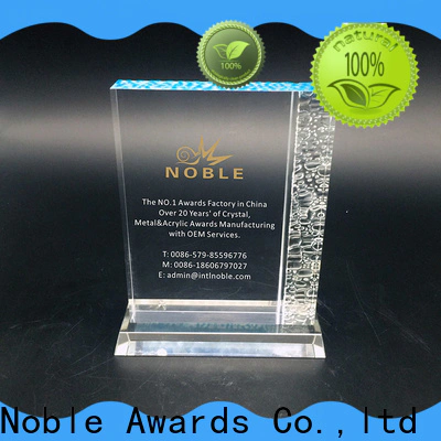 Noble Awards portable order custom trophy bulk production For Gift