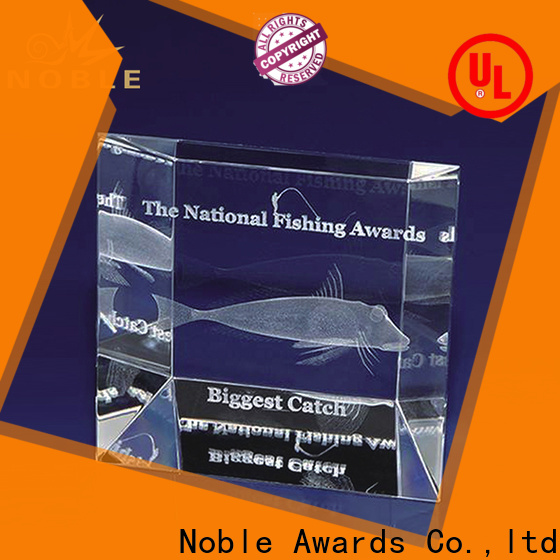Noble Awards Breathable glass award plaque OEM For Awards