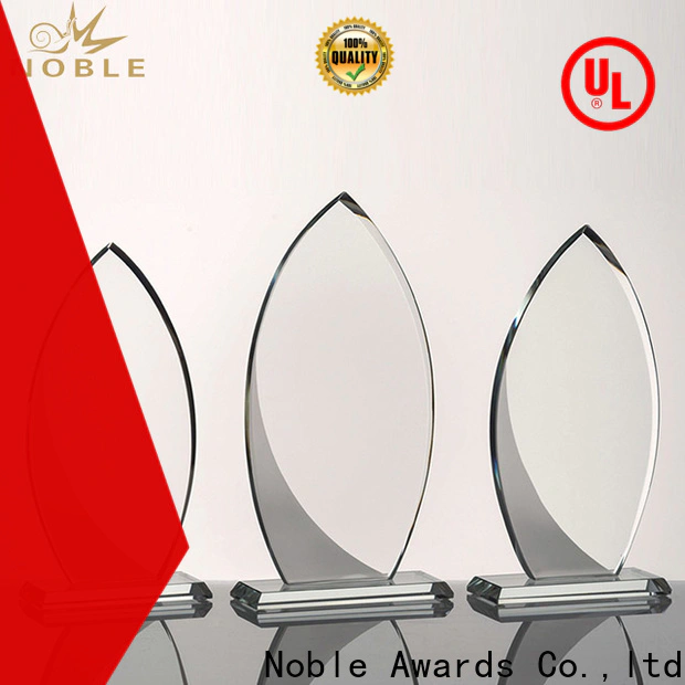 Noble Awards premium glass glass trophy suppliers bulk production For Sport games
