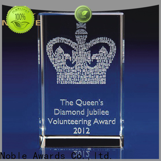 Noble Awards on-sale custom glass plaque OEM For Awards