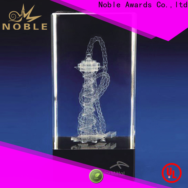 Noble Awards at discount personalized engraved glass plaques ODM For Gift