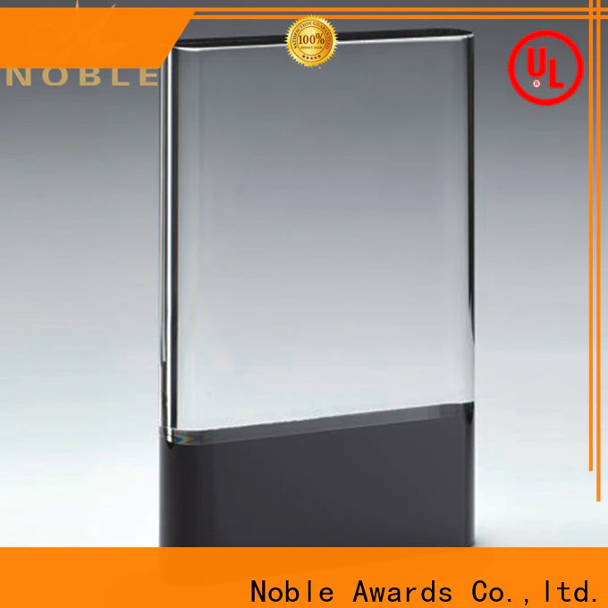 Noble Awards premium glass small glass plaque supplier For Gift