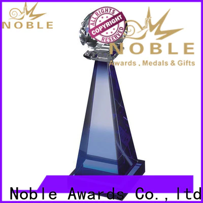 solid mesh crystal NBA trophy premium glass free sample For Gift