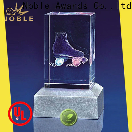 Noble Awards jade crystal glass trophies and awards bulk production For Sport games