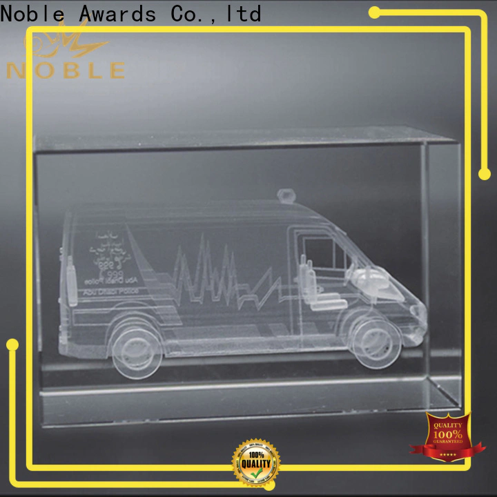 Noble Awards premium glass black glass awards free sample For Sport games