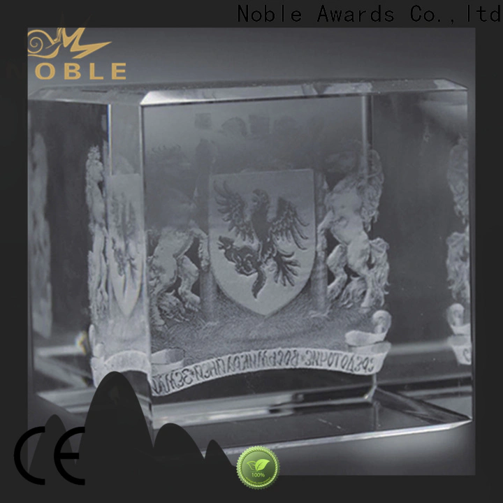 Noble Awards jade crystal glass trophy award free sample For Sport games