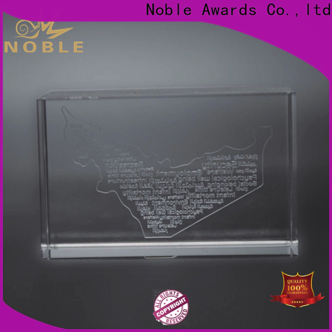 Noble Awards portable custom crystal NBA trophy ODM For Sport games