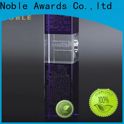 Noble Awards high-quality bespoke crystal soccer trophy for wholesale For Sport games