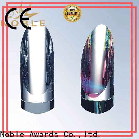 Noble Awards durable crystal glass awards for wholesale For Sport games
