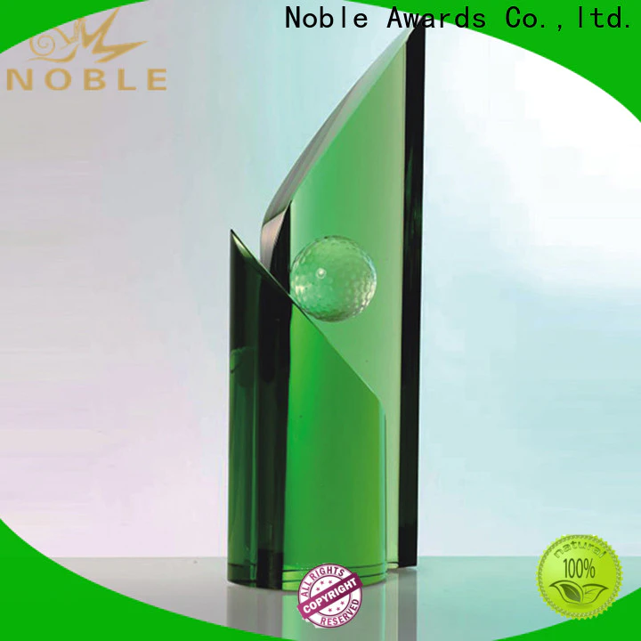 Noble Awards high-quality personalized glass awards OEM For Sport games