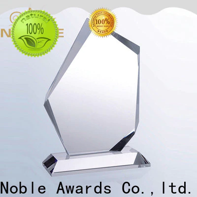 Noble Awards jade crystal bespoke crystal sports trophy OEM For Sport games