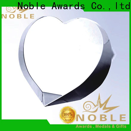 Noble Awards premium glass custom etched glass plaques OEM For Awards